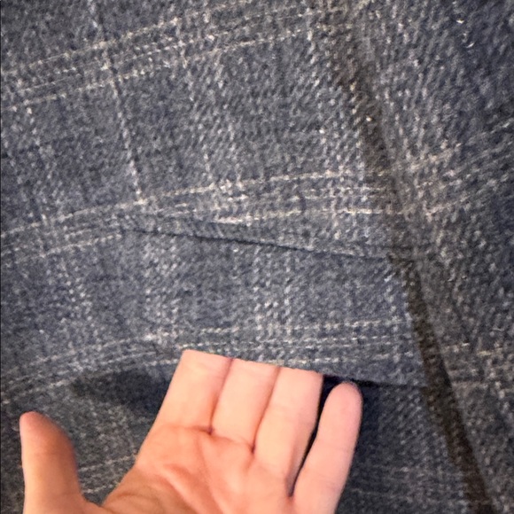 Joseph Abboud Charcoal and Blue Checkered Blazer - Picture 3 of 12